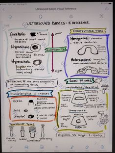 a whiteboard drawing with different types of objects and words on it's side