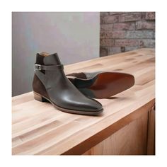 Title: New Trendy Fashion Ankle High Chelsea Boots Men's Lovely Premium Quality Handmade Brown Leather & Suede Dress Formal Buckle Chelsea Boot Description: Customized Shoe-making is widely accepted as a Art that was being practiced from the origin of Human-Being on The Planet Earth. In the center of Margella Hills & in the Heart of Islamabad (PAKISTAN) our business was established in Earlier 1900's. WE are dealing in Pure Leather Handcrafted Products for Men's, Women & Children's ; which includ High Chelsea Boots, Formal Boots, Brown Suede Chelsea Boots, Chelsea Boots Mens, Shoe Making, Chukka Boots Men, Suede Chelsea Boots, Suede Dress, Buffalo Leather