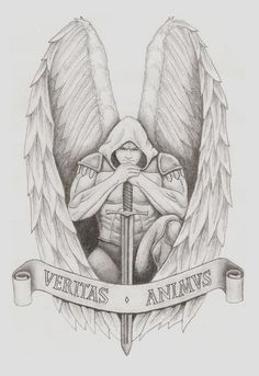 Archangel Tattoo by spacemunky1979.deviantart.com on @DeviantArt Angel Gabriel, Angel Tattoo Designs, Archangel Gabriel