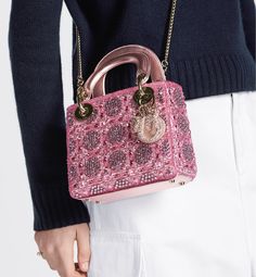 Lady Dior Bag Outfit, Chanel Items, Designer Wishlist, Miss Dior Bag, Dior Mini Bag, Resin Pearl