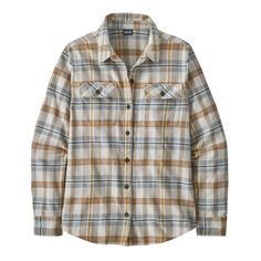 Introducing the Patagonia Women's Long-Sleeved Organic Cotton Midweight Fjord Flannel Shirt—a piece of outdoor apparel that effortlessly combines the spirit of adventure with everyday comfort. This isn't just any flannel; it's a companion that's ready to stand by your side whether you're heading into the great outdoors or simply navigating the urban jungle.Crafted with a keen eye for detail and a nod to sustainability, this flannel shirt is a testament to Patagonia's commitment to quality and th Patagonia Flannel, Patagonia Shirt, Patagonia Long Sleeve, Patagonia Women, Womens Flannel Shirt, Flannel Women, My Personality, Winter 2023, Patagonia Womens