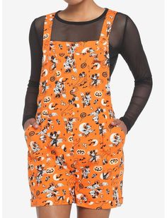 Her Universe Disney Halloween Vintage Icons Soft Shortalls Plus Size Cartoon Characters Halloween Costumes, Halloween Romper, Not So Scary Halloween, Halloween Clothing, Scary Halloween Costumes, Scary Halloween Party, Her Universe, Icons Soft, Vintage Icons