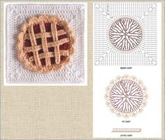 an image of crochet patterns for pies