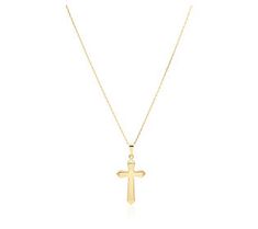 Add a lovely reminder of faith and love to your everyday looks with this 14K gold cross necklace. From Adi Paz® Jewelry. Gold Cross Necklace, Gold Cross Pendant, Gold Cross, Cross Pendant, Everyday Look, Cross Necklace, Gold Necklace, Chain, Pendant