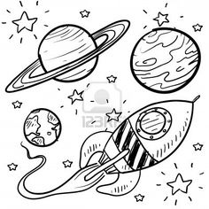 the planets and stars coloring pages for kids to print on their own wallpapers