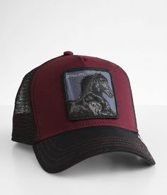 Goorin Bros. Daymare Trucker Hat - Red/Black , Men's Wine Embroidered patch snapback hat One size fits most. 57% Polyester 43% Cotton. Apparel & Accessories > Clothing Accessories > Hats Mens Trucker Hat, Goorin Bros, Hat For Men, Men's Hats, Hat For Man, Accessories Clothing, Embroidered Patch, Snapback Hat, Embroidered Patches