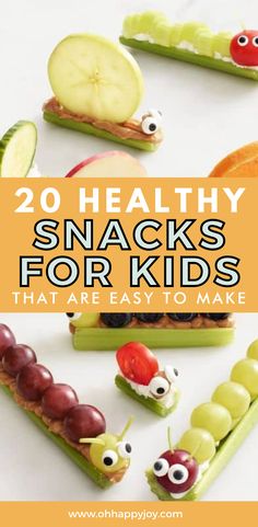 healthy snacks for kids that are easy to make