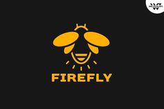 the logo for firefly, a company that uses bees to create their own logos