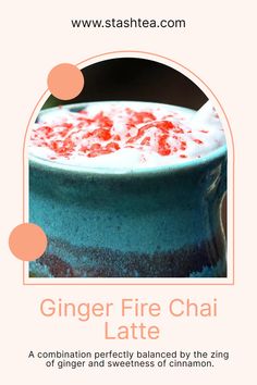 the recipe for ginger fire chai latte