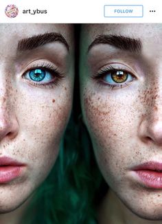 two women with freckled hair and blue eyes