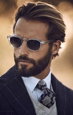 Haircut Tips, Beard Barber, Medium Length Hairstyles, Mens Hairstyles Thick Hair, Slicked Back Hair