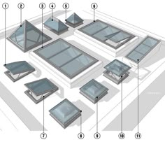 an illustrated diagram shows the various parts of a roof that is being used to build a house