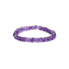 Immerse yourself in the world of precious gemstones with our elastic bracelet made of round, faceted amethyst beads in AA quality. Each bead, with a diameter of ± 6 mm, presents a fascinating variety of violet tones that captivate the eye and delight the heart. Amethyst is not only an aesthetic highlight, but is also considered a typical healing stone. It stands for the purification of body and mind and promotes inner peace. The calming effect of amethyst can have a positive effect on your nerves and heart, which in turn is said to improve your sleep. It is also said to increase your ability to concentrate. The ancient Greeks believed that amethyst gave stability and at the same time protected against homesickness, sorcery and drunkenness. It is revered by many cultures around the world. A Cultures Around The World, Amethyst Bracelet, Amethyst Beads, Elastic Bracelet, Healing Stone, Precious Gemstones, Crystal Items, Healing Stones, Stylish Accessories