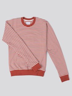 Back by popular demand — our best-selling Poppy Sweater has been reimagined into a cozy soft pullover sweatshirt. Made for all of our preppy fur besties and pawrents. Designed to be worn year-round with a cozy soft feel you + your pup will love. Relaxed Fit Cotton Sweater With Contrast Stripes, Cotton Sweater With Contrast Stripes In Relaxed Fit, Striped Crew Neck Sweatshirt For Loungewear, Casual Striped Sweatshirt With Ribbed Collar, Striped Cotton Sweater With Ribbed Collar, Striped Sweatshirt With Striped Cuffs For Fall, Fall Striped Sweatshirt With Striped Cuffs, Winter Cotton Sweatshirt With Contrast Stripes, Sporty Striped Cotton Sweatshirt