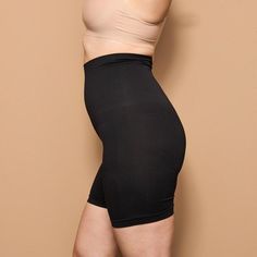 High Waist Thigh Shaper Compressive Shapewear With Built-in Bra And Short Leg, Compressive Mid-thigh Shapewear With Medium Bust Support, High Stretch Shapewear With Built-in Shorts, Compression Shapewear With Built-in Bra And Short Leg, Compressive Smoothing Mid-thigh Shapewear, Smoothing Compressive Mid-thigh Shapewear, Stretch Shapewear With Built-in Bra And Short Leg, Supportive Compressive Shapewear With Built-in Shorts, Compression Shapewear With Seamless Construction