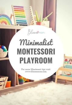 the montessori playroom is filled with toys