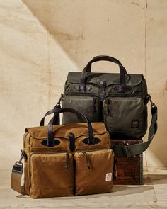 24 Hour Tin Cloth Briefcase | Filson Outdoor Satchel Briefcase With Luggage Sleeve, Classic Rectangular Briefcase For Outdoor, Classic Rectangular Laptop Bag For Outdoors, Classic Rectangular Laptop Bag For Outdoor, Classic Rectangular Outdoor Laptop Bag, Classic Travel Bag With Laptop Sleeve, Classic Travel Satchel With Laptop Sleeve, Classic Travel Laptop Bag With Waxed Finish, Classic Travel Briefcase With Laptop Sleeve