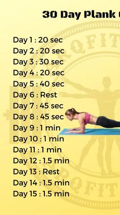 the 30 day plank challenge is here to help you get ready for your next workout