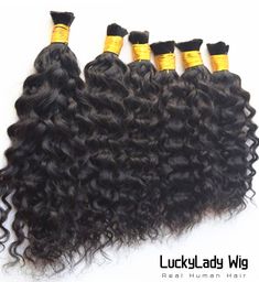 9A Top Quality Remy Hair Real Brazilian Hair For Braiding Bulk Hair Human Hair Braiding Hair water wave Hair Braids Quantity Selectioion Example: 10inch:1bundle of 10inch 10 10inch:2 bundles of 10inch 10 10 10inch:3 bundles of 10inch 100g/bundle Head Full Cover Hair Needs------10-16inch:2-3bundles-----18-26inch:3-4bundles Texture:water wave Colour:Natural Black,#1 Jet Black,#1B Off Black,#2 Darkest Brown,#4 Dark Brown,#6 Chestnut Brown,#8 Light Ash Brown, others are available,contact me befor bu Human Hair Braiding Hair, Water Wave Hair, Short Afro Hairstyles, Brazilian Curly Hair, Cover Hair, Hair Water, Hair Extension Clips, Short Afro, Hair Stores