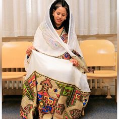 Cotton Traditional Dress, Ethiopia, Traditional Dresses, Traditional Outfits, Colorful Dresses, Womens Dresses, Dresses, Women Shopping, Gold