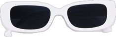 Classic Rectangular Sunglasses For Party, Elegant Rectangular Cat Eye Sunglasses For Summer, White Rectangular Sunglasses For Summer, Chic Rectangular Cat Eye Sunglasses With Uv Protection, White Rectangle Sunglasses, Modern White Rectangular Sunglasses, White Rectangular Polarized Sunglasses, Rectangular Clear Plastic Sunglasses, Black Rectangle