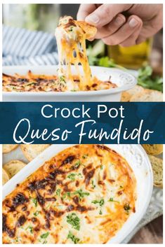 the crock pot quesadilla is an easy and delicious appetizer