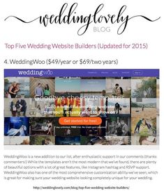 Https Weddinglovely.Com Blog Top-Five-Wedding-Website-Builders. There are any references about Https Weddinglovely.Com Blog Top-Five-Wedding-Website-Builders in here. you can look below. I hope this article about Https Weddinglovely.Com Blog Top-Five-Wedding-Website-Builders can be useful for you. Please remember that this article is for reference purposes only. #https #weddinglovely.com #blog #top-five-wedding-website-builders