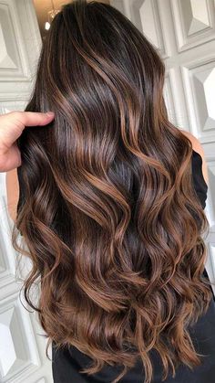 Hair Color Ideas For Brunettes Balayage, Dark Brown Hair Balayage, Balayage Hair Dark, Long Hair Color