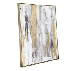 PRICES MAY VARY. Gold Wall Art: This abstract wall art is textured and embellished with gold foil and paint on print base by professional artist High Quality:The abstract canvas wall art printed on canvas with rich embellishment and stretched over solid wood bar, vibrant, sturdy and shrink-resistant Easy to Hang: The gold canavas wall art comes with bracket and accessories, very light wight, a breeze to hang. Note: Due to monitor display issues, actual colors may slightly differ from pictures. F Art With Gold Foil, Art With Gold, Grey Artwork, Modern Style Decor, Gold Artwork, Glitter Texture, Gold Wall Art, Art Theme, Abstract Canvas Wall Art