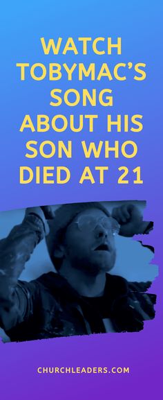 a poster with the words watch todaymac's song about his son who died at 2