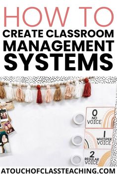 an image of a classroom management system with the title how to create classroom management systems