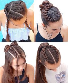 Sanggul Modern, Braided Hair Tutorial, Hair Hoco, Hair Up Styles, Hairdo For Long Hair, Hair Stylist Life, Hoco Hair, Easy Hairstyles For Long Hair, Braids For Long Hair