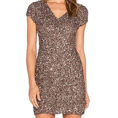 *New* $125 Off Parker - Serena Dress Beaded Sequin V-Neck Mini Dress Questions? Leave A Comment Below! Chic V-neck Dress For Holiday Party, Fitted V-neck Sequin Dress Dressy, Dressy V-neck Dress With Sequins, Dressy Sequined V-neck Dress, Dressy V-neck Sequin Dress, Fitted V-neck Holiday Dress, Chic Fitted V-neck Dress With Sequins, Elegant V-neck Sequin Dress For Holiday Party, Fitted V-neck Mini Dress For Holiday Party