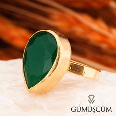 Emerald ring is produced by using 925 sterling silver and shaping Emerald stone. Emerald ring is also called green ring. The appearance of an ancient silver ring is given by 24k gold plated on woman silver ring. Silver rings are hand made by our craftsmen. Gemstone rings have been used in all civilizations for thousands of years. Silver gemstone rings are very beneficial to human health physically and psychologically. Thanks to its 24k gold plated, it looks like a 24k gold ring. If you are think Gold Emerald Ring Gift, Gold Emerald Ring With Spiritual Style, Spiritual Gold Emerald Ring With Gemstone, Green Emerald Ring With Stone Setting For Gift, Emerald Ring With Stone Setting For Gift, Gold Emerald Ring With Natural Stones For Anniversary, Spiritual Gold Emerald Ring, Gold Emerald Ring With Stone Setting As Gift, Emerald Silver Ring