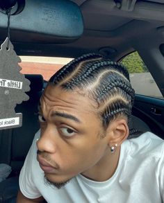 Braids With Fade, Cornrow Braids Men, Hair Twists Black, Black Hair Cuts, Cornrow Hairstyles For Men, Luscious Hair, Mens Braids Hairstyles, Mens Braids