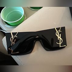 Ysl Sunglasses Like New. Includes Case And Dust Cloth Worn Once Ysl Sunglasses, Saint Laurent Accessories, Colored Sunglasses, Sunglasses Accessories, Limited Time, Yves Saint Laurent, Saint Laurent, Like New, Women Accessories