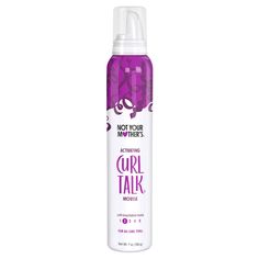 Buy Not Your Mother's Curl Talk Curl Activating Hair Mousse for Lightweight Hold, 7 oz at Walmart.com Best Hair Mousse, Curl Talk, Curl Mousse, Volumizing Mousse, Styling Mousse, S Curl, Curly Hair Types, Hair Porosity, Hair Supplies