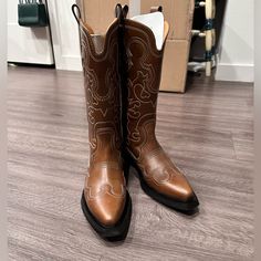 Ganni Western Boots Ganni Boots, Western Boots, Bootie Boots, Ankle Boots, Women Shoes, Boots