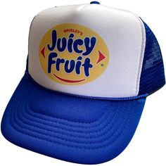 Juicy Fruit Trucker Hat | Trendy Trucker Mesh Hat | Retro Vintage Trucker Hat | Adjustable Trucker Foam Blue Hat | Snapback Hats Mans ⭐Whether taking a ride down the highway, hiking a remote trail, or enjoying some outdoor time with friends, this Trucker Hat is perfect for your next adventure. ⭐Our Adjustable Juicy Fruit Trucker Hats has a pre-curved brim that keeps things on your head in place and features mesh sides and panelling for increased breathability! Constructed from a 100% polyester f Snapback Hats Men, Vintage Trucker Hat, Snap Back Hat, Vintage Trucker Hats, Back Hat, Mesh Hat, Juicy Fruit, Hats Snapback, Blue Hat