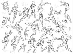 an image of various poses and body shapes