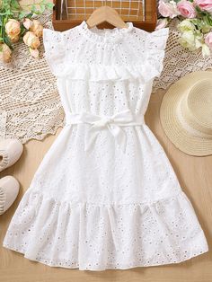 Casual Gown, Short Dress Patterns, Kids Dress Collection, Cute White Dress, Teen Dress, Frock For Women, Stylish Short Dresses