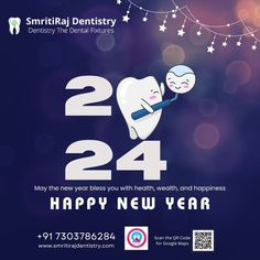 Cheers to a sparkling new year filled with bright smiles and healthy teeth! 🌟🦷 Wishing you all a year of dental wellness and radiant grins. #happynewyear #newyear #happynewyear2024 #smritirajdentistry Dental Posters, New Years Poster, Happy New Year Wishes, Bright Smile, New Year Wishes, Creative Ads