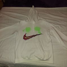 Brand New Without Tags, Feel Free To Ask Questions Before Purchasing! Original Design By George Kittle Of The 49ers! White Hoodie Top For Streetwear, Nike White Hoodie With Adjustable Hood, White Urban Sweatshirt With Drawstring Hood, White Hooded Sports Hoodie, Nike Urban Style White Sweatshirt, Nike White Urban Sweatshirt, White Nike Urban Sweatshirt, White Hoodie With Adjustable Hood For Streetwear, White Adjustable Hood Hoodie For Streetwear