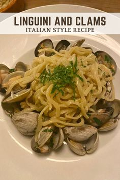 Photo of Linguine and Clams Clam Pasta Recipe Linguine, Linguini And Clams, Pasta Recipes Linguine, Clam Spaghetti Recipe, Clam Pasta Recipe, Linguine And Clams, Clams Recipe, Fresh Clams, Clam Pasta