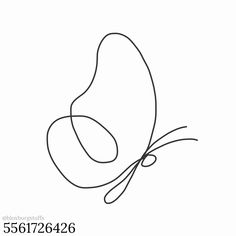 a drawing of a butterfly on a white background