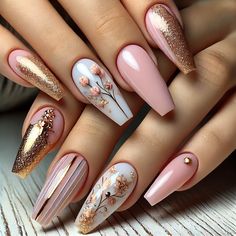 Dive into the beauty of fall with these trendy nail art ideas! From cozy tones to intricate designs, find your perfect autumn vibe. Save your favorites now! Trendy Nail, Trendy Nail Art, Nails Long, Fall Nail Designs