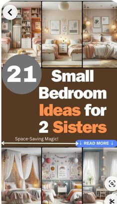 small bedroom ideas for 2 sisters that are easy to use and great for the little ones