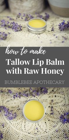 Tallow Benefits, Lipbalm Diy, Tallow Recipes, Natural Motherhood, Tallow Lip Balm, Modern Homemaking, Recipe With Honey