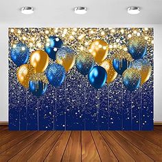 Royal Blue Glitter Backdrop for Birthday Wedding Prom Graduation Photography Background - If you say i do Glitter Backdrop, Backdrop For Birthday, Graduation Party Banners, Geode Wedding, Birthday Party Photography, Glitter Balloons, Wedding Send Off, Cake Table Decorations, Silver Balloon