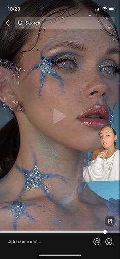 Underwater Makeup Look, Underwater Theme Outfit, Mermaid Festival, Underwater Rave Outfit, Sea Fairy Costume, Jelly Fish Costume Women, Ocean Rave Outfits, Sea Party Outfit, Sea Siren Costume Diy